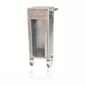 不銹鋼病歷夾車（25格）